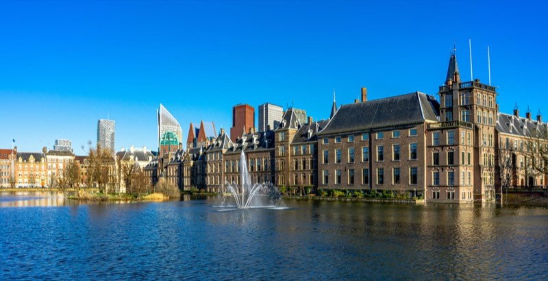 The Hague in 1987, the year Octagon was founded